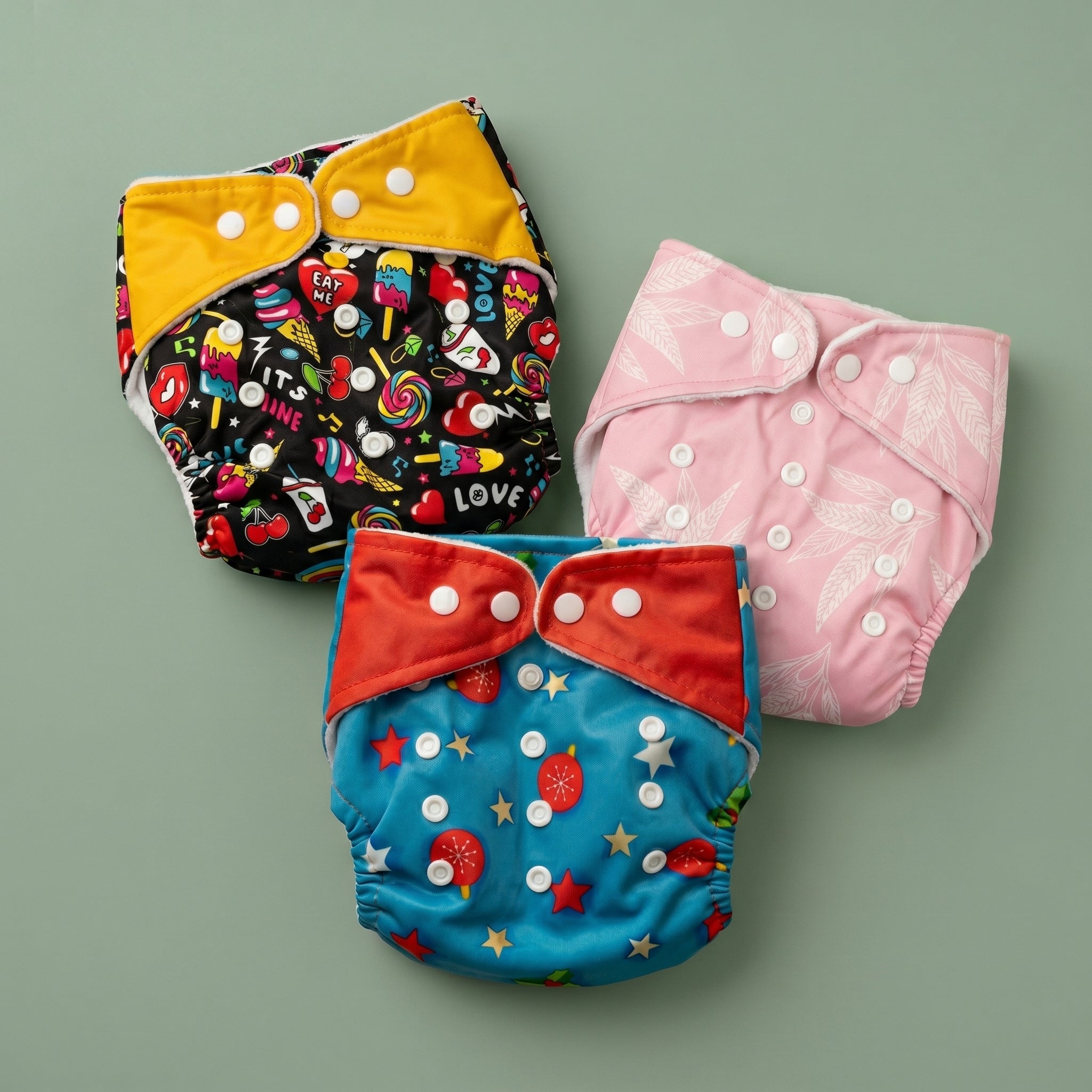 Cloth Diaper With 6 Layer Insert Pad Momuko Kids