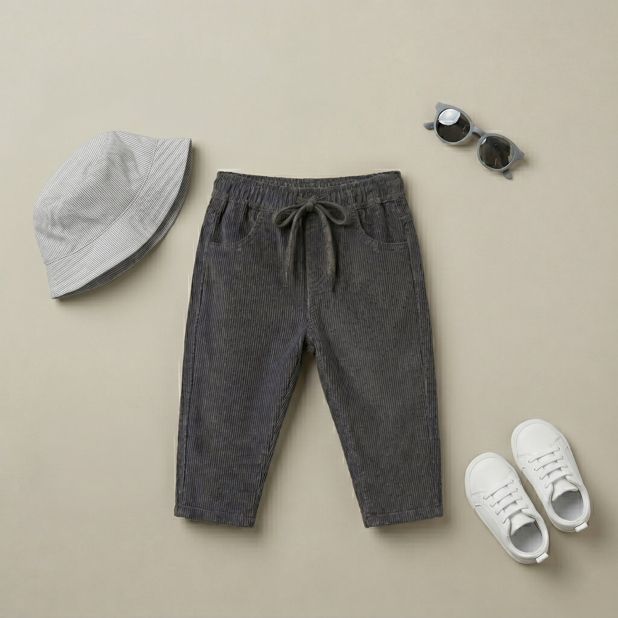 Grey Corduroy Pants