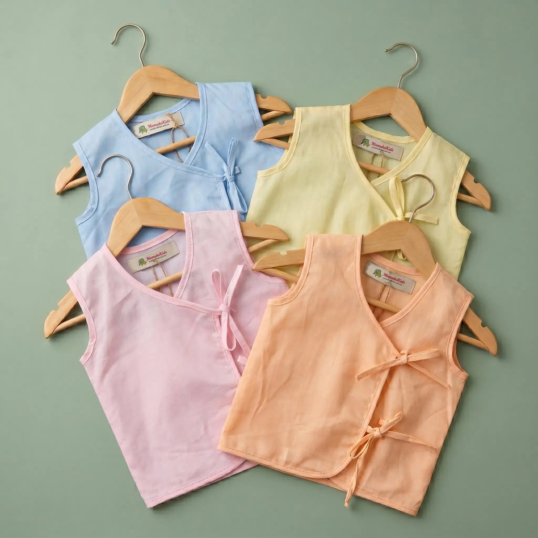 Plain Kedia with Double Knot (Set of 4) Momuko Kids