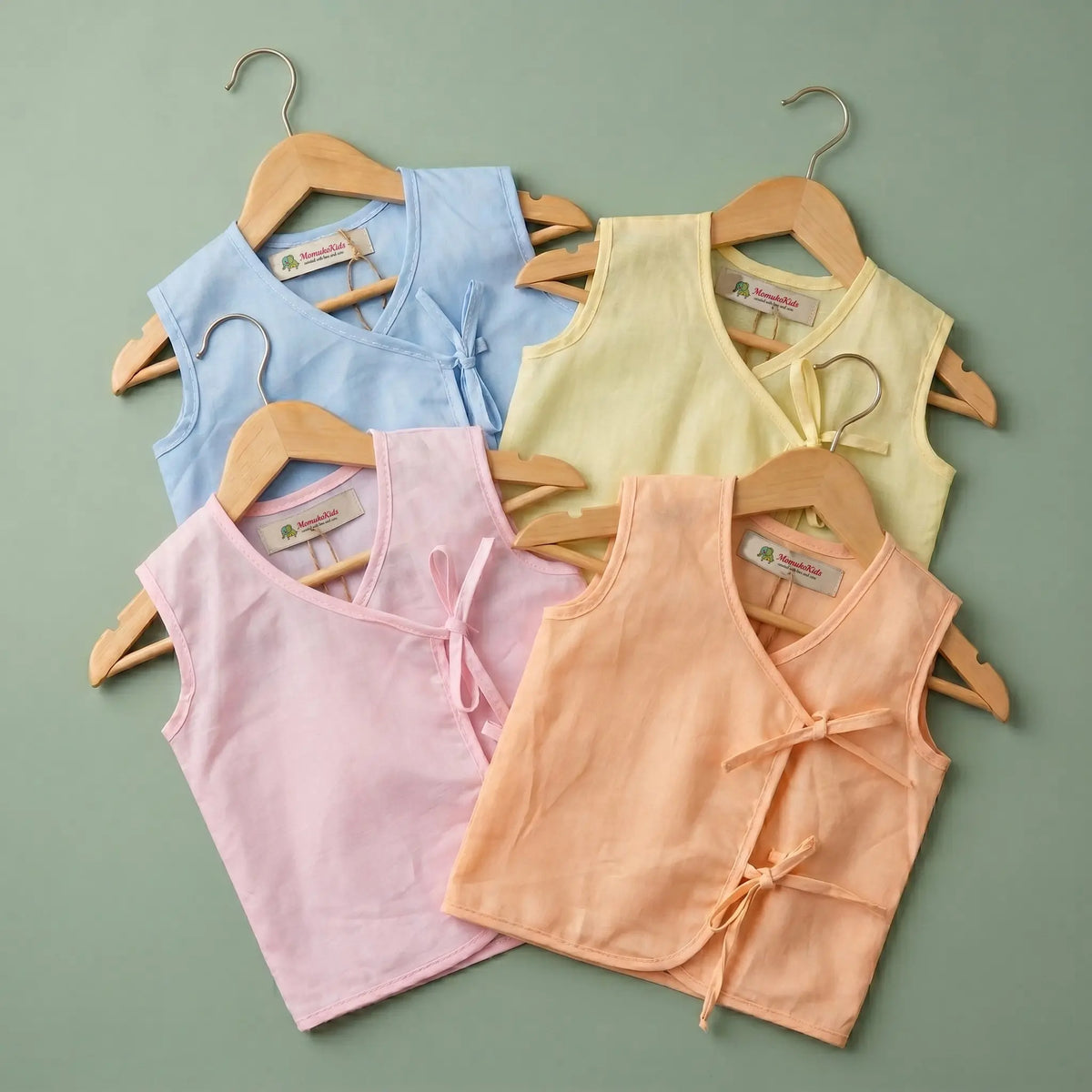 Plain Kedia with Double Knot (Set of 4) Momuko Kids