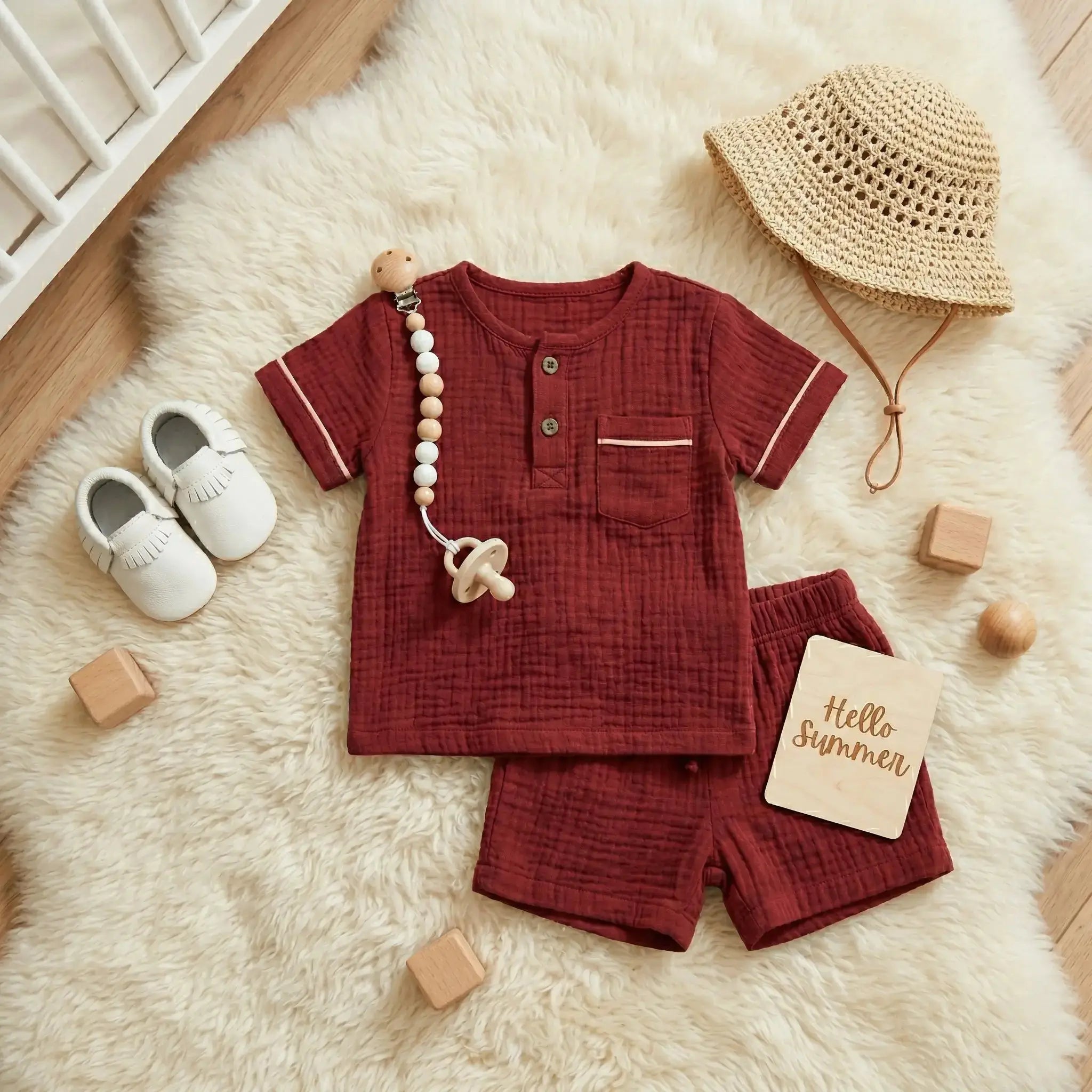 Short Kurta Shirt with Shorts Momuko Kids