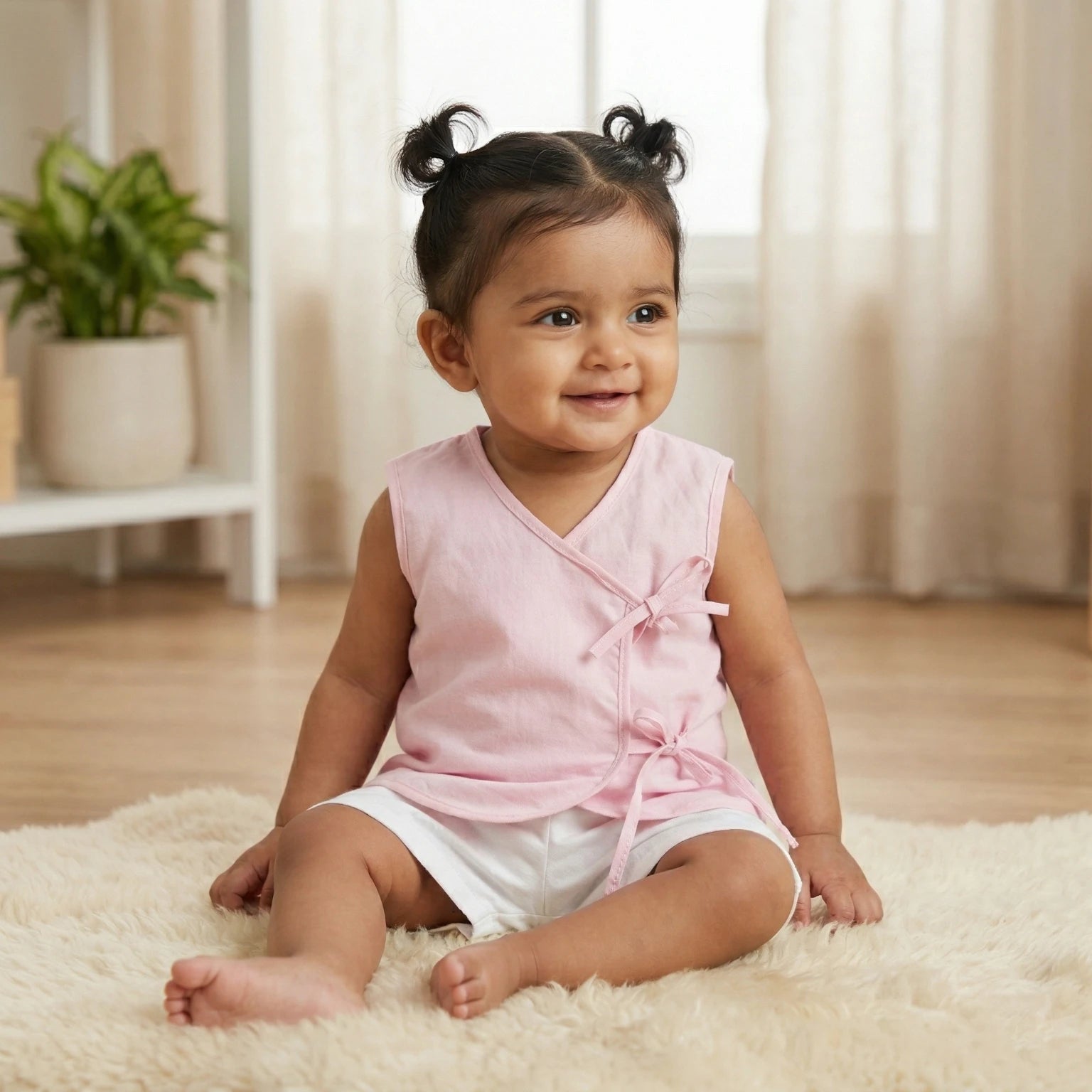 Plain Kedia with Double Knot (Set of 4)
