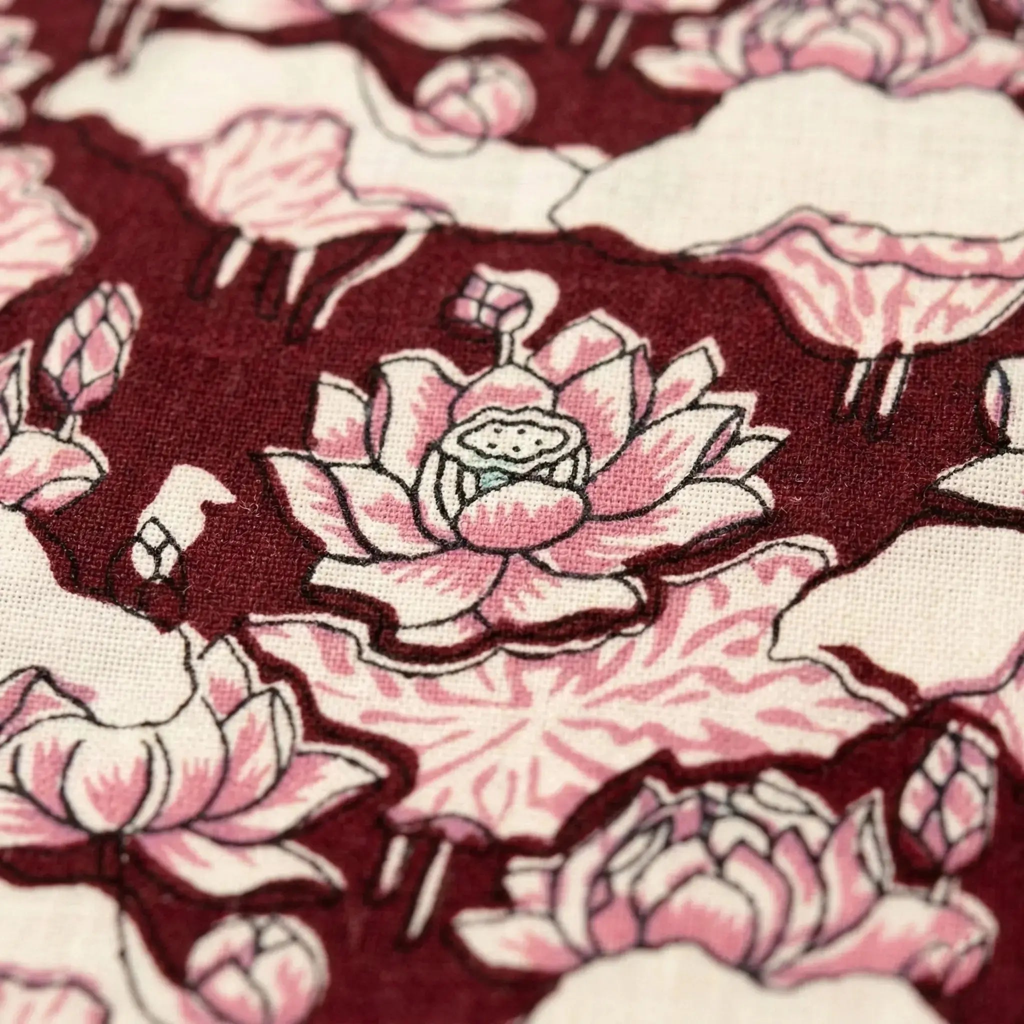 Jhabhla with Shoulder Button - Lotus Pichwai Print Momuko Kids