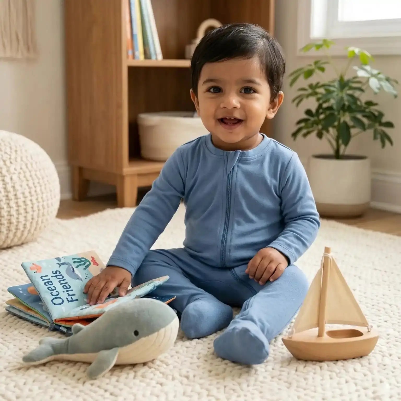 Blue Overalls Momuko Kids