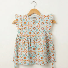 Cherry Chatter Ruffle Frock Momuko Kids