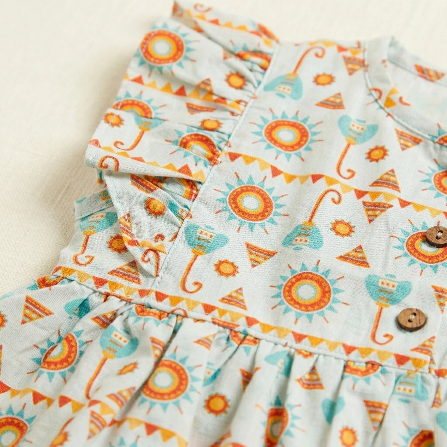 Cherry Chatter Ruffle Frock