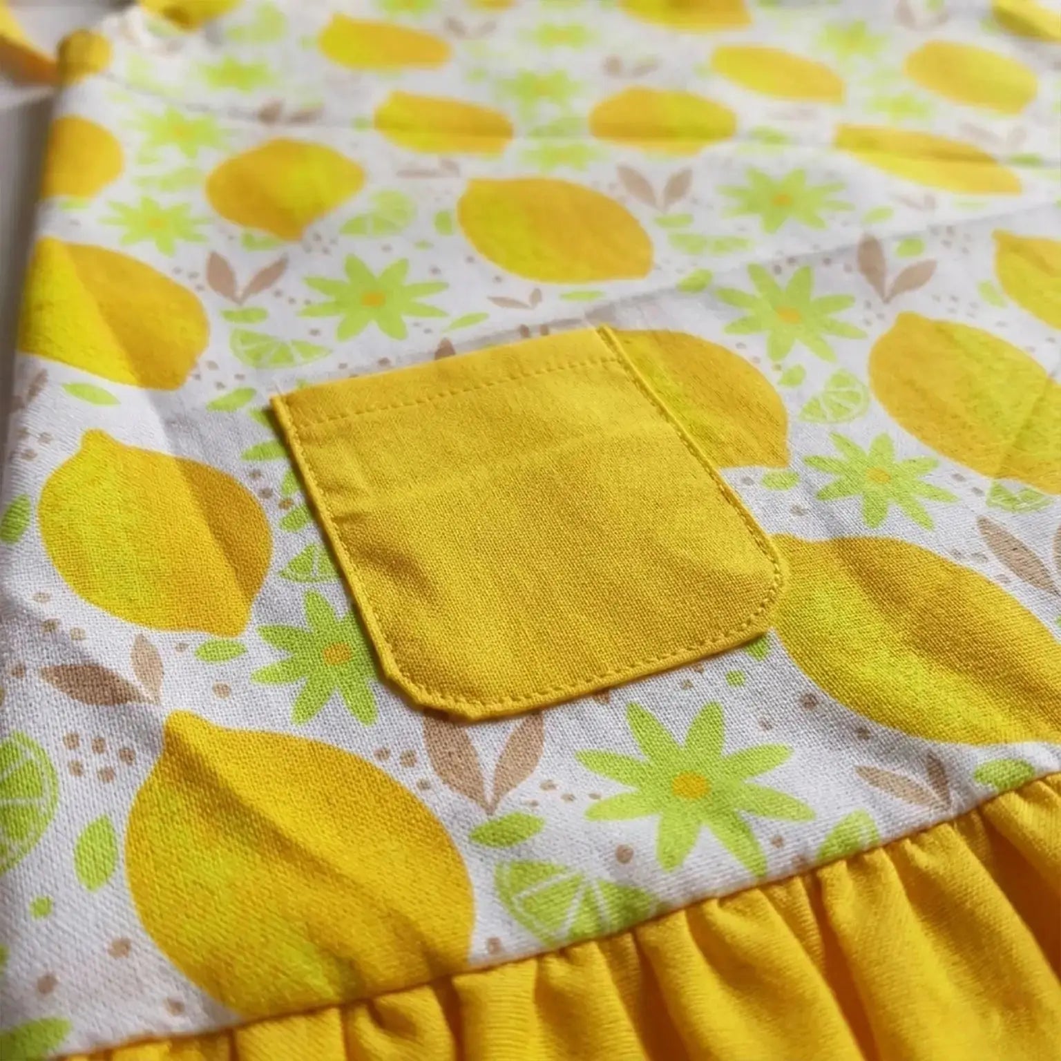 Lemon Print Pillow Dress