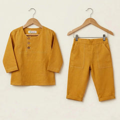 Full Sleeve Short Kurta with Pants Momuko Kids