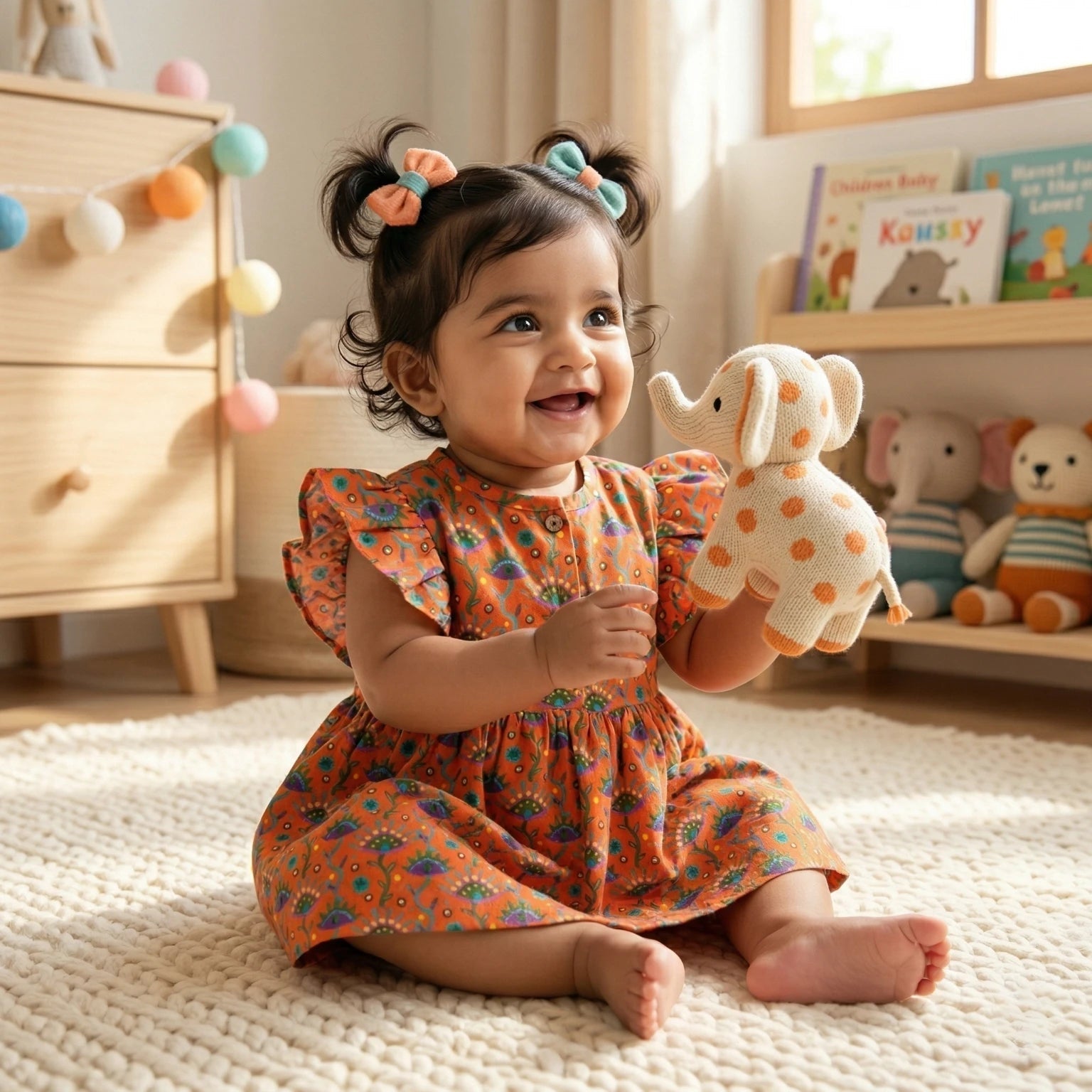 Cherry Chatter Ruffle Frock