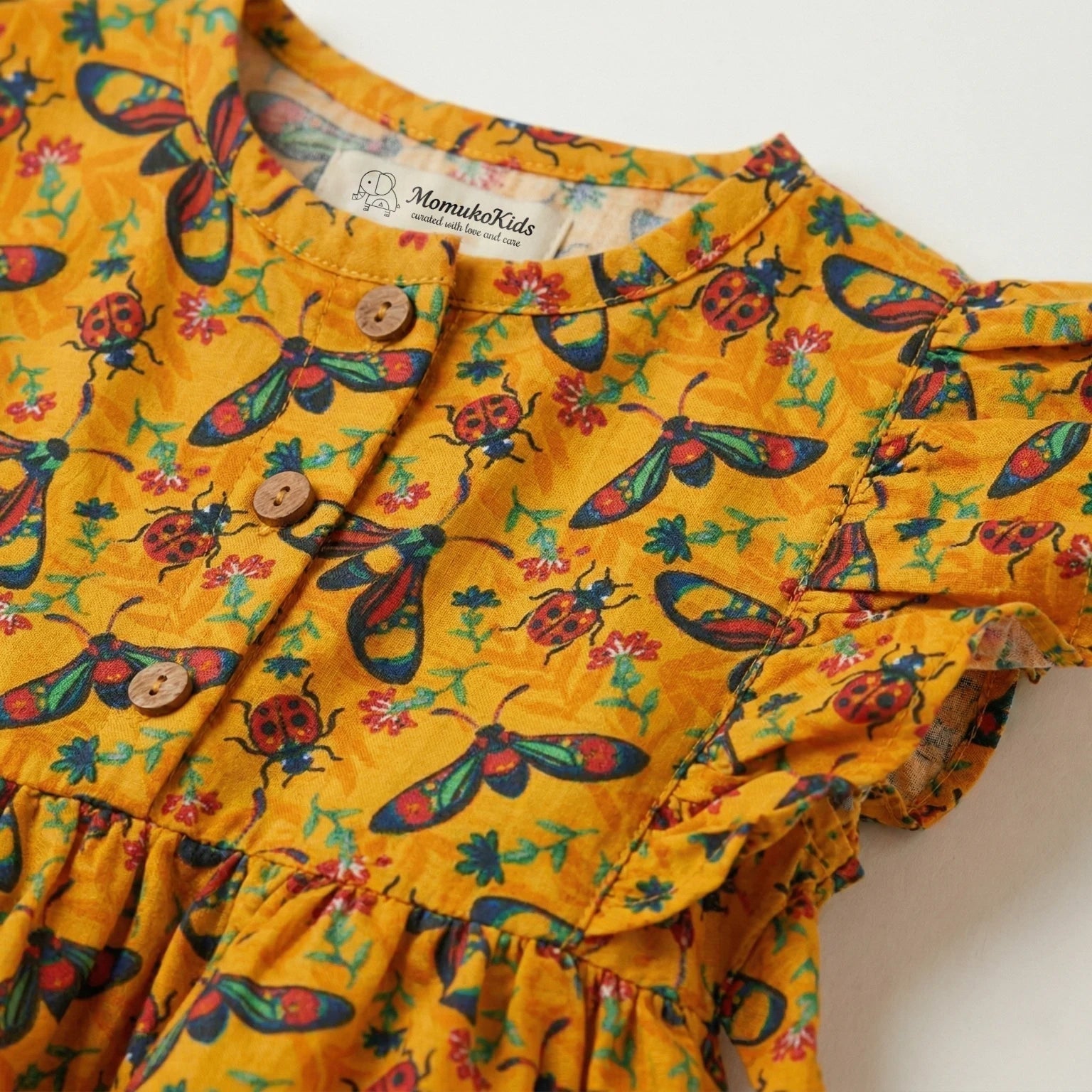 Cherry Chatter Ruffle Frock
