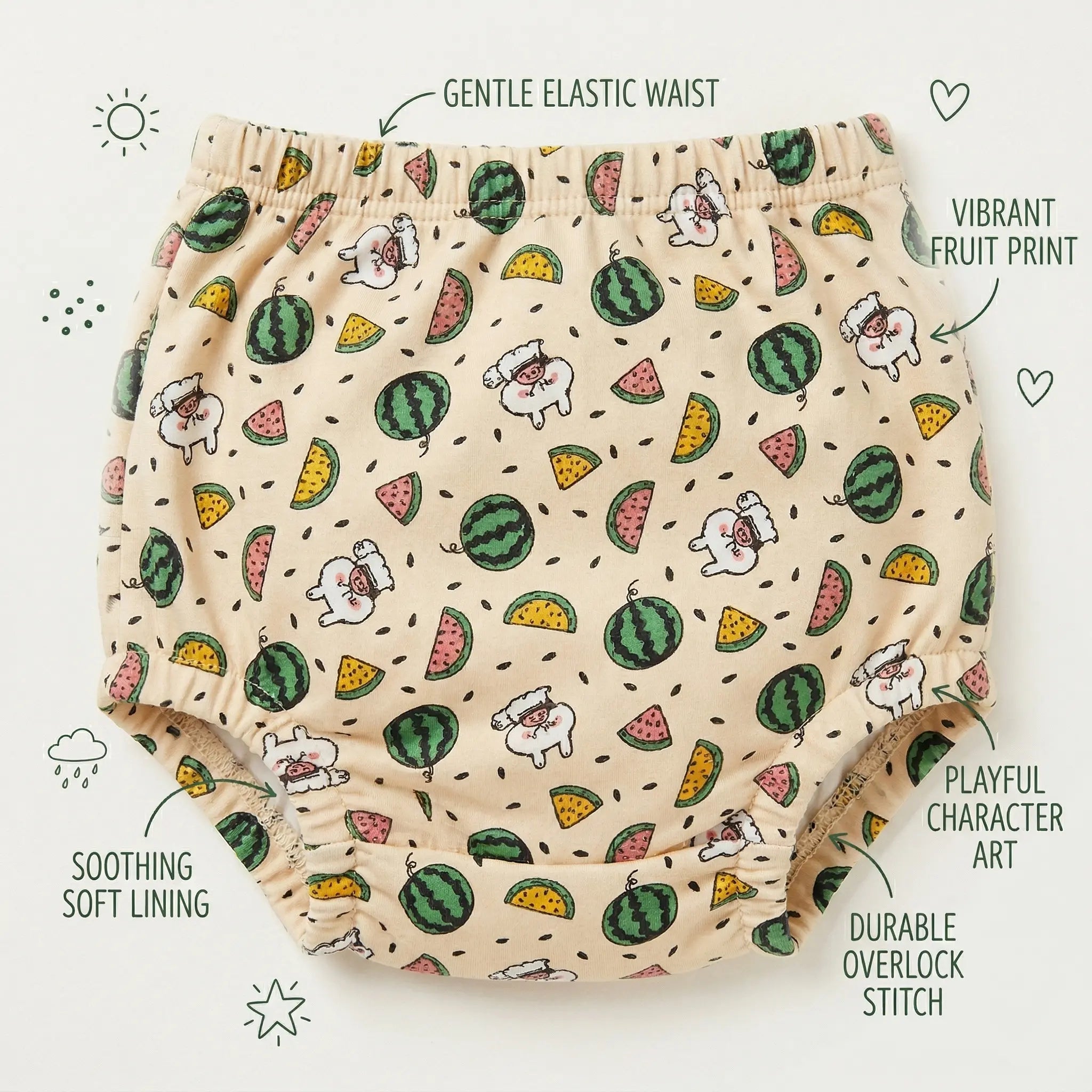 Padded Underwear (Set of 3)
