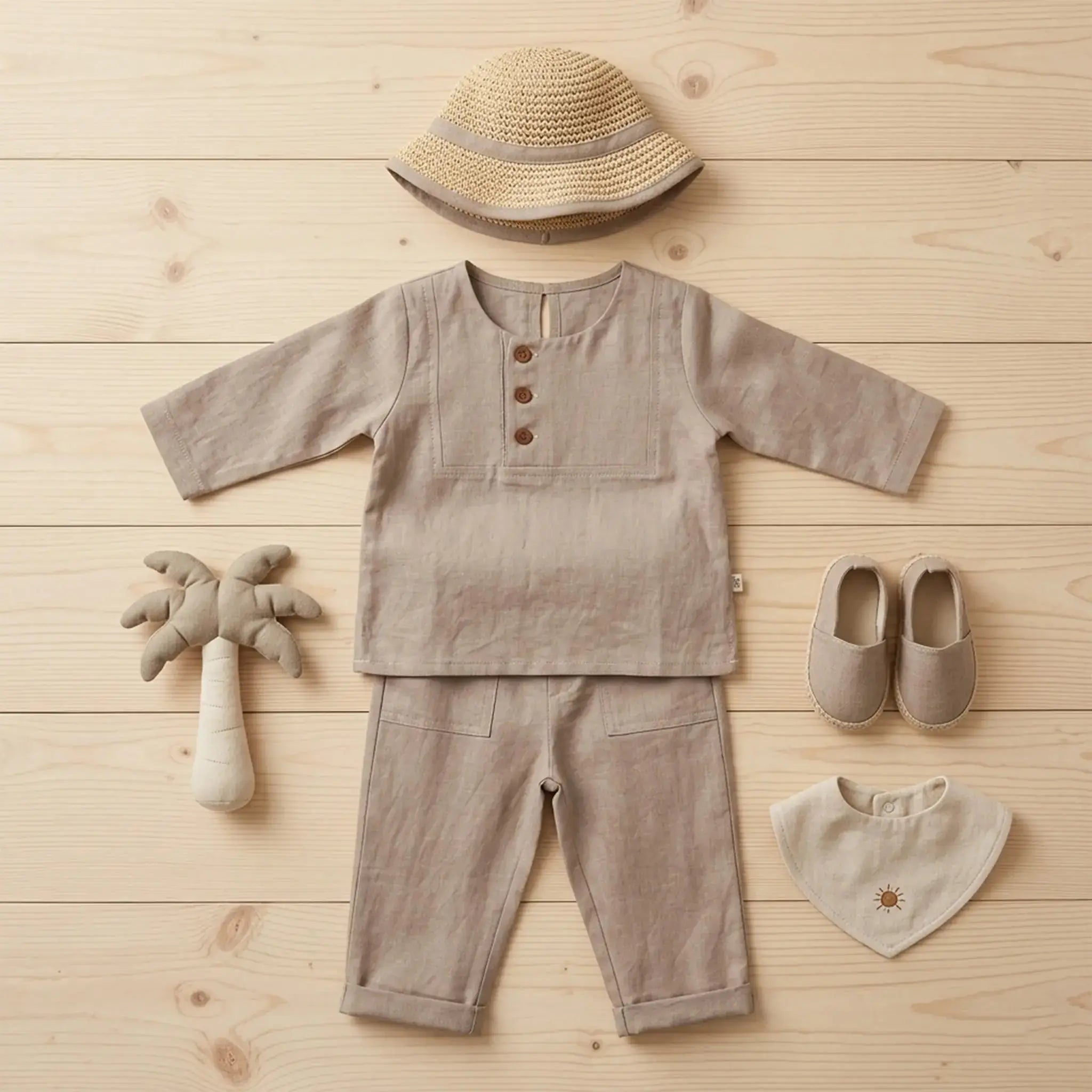 Full Sleeve Short Kurta with Pants Momuko Kids