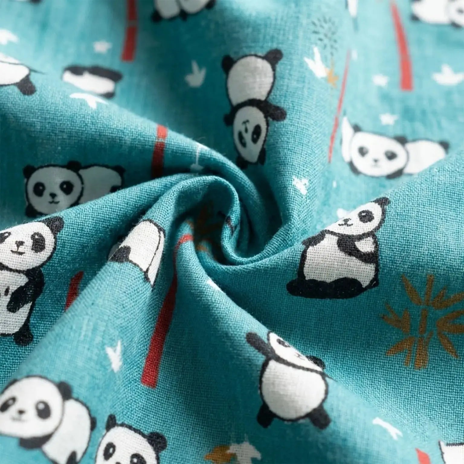 Round Neck Jhabhla - Panda Print Momuko Kids