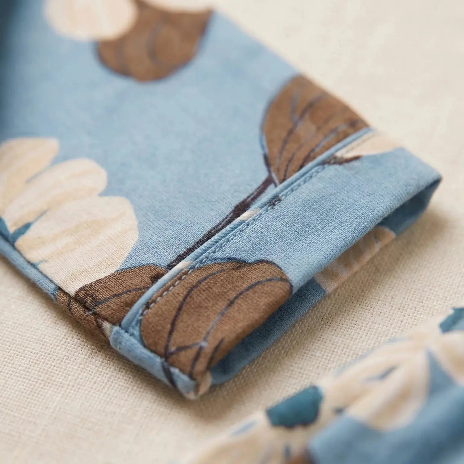 Blue Floral Full Sleeve Night Suit Momuko Kids