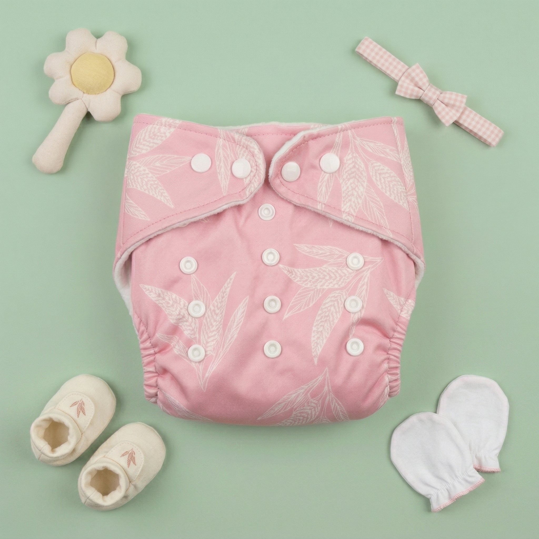 Cloth Diaper With 6 Layer Insert Pad