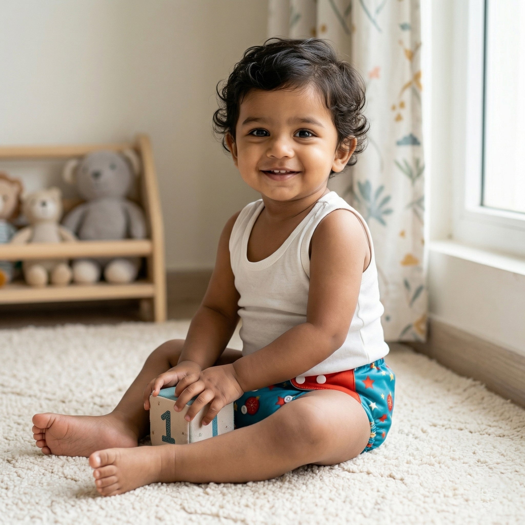 Cloth Diaper With 6 Layer Insert Pad