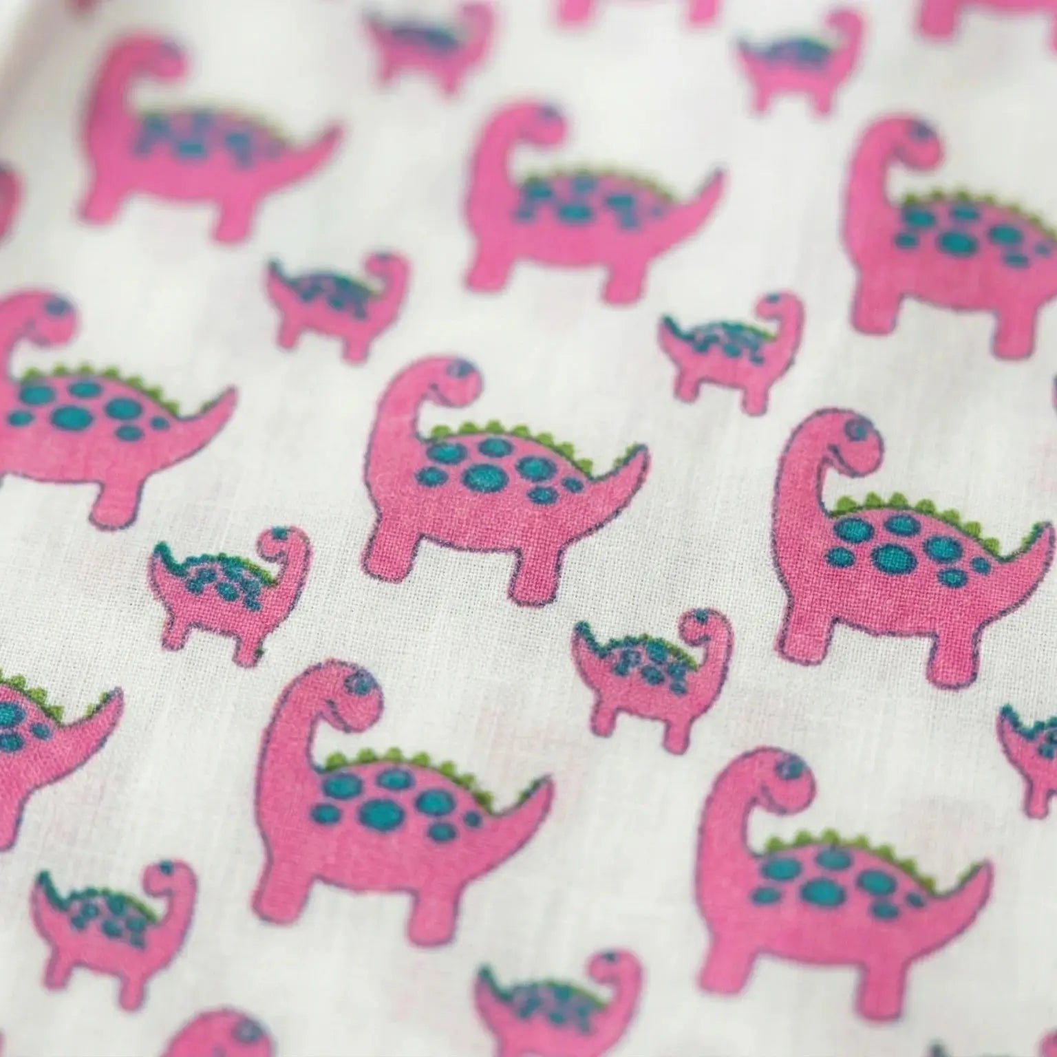 Shoulder Tie Frock - Dinosaur Print Momuko Kids