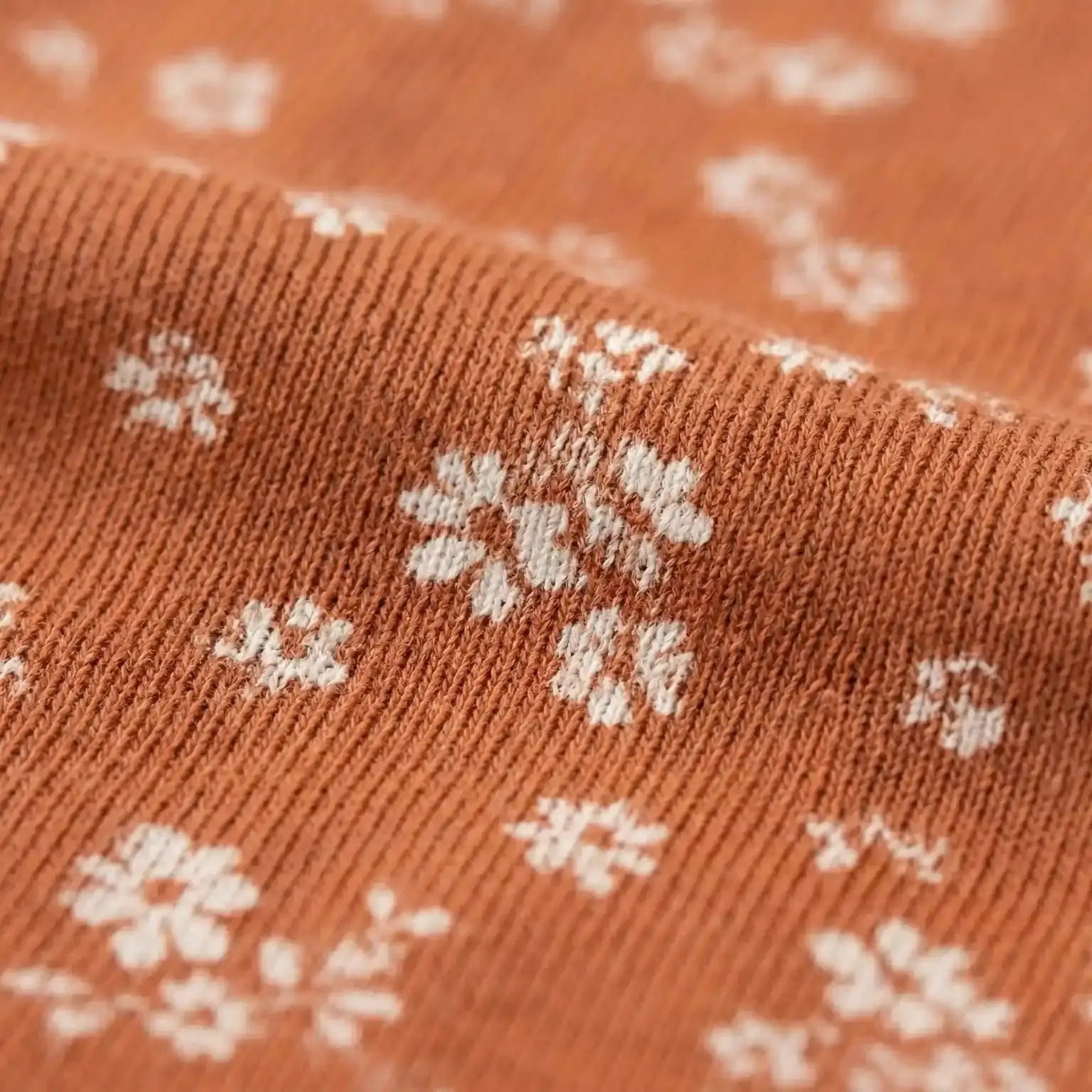 Burnt Orange Printed Overalls