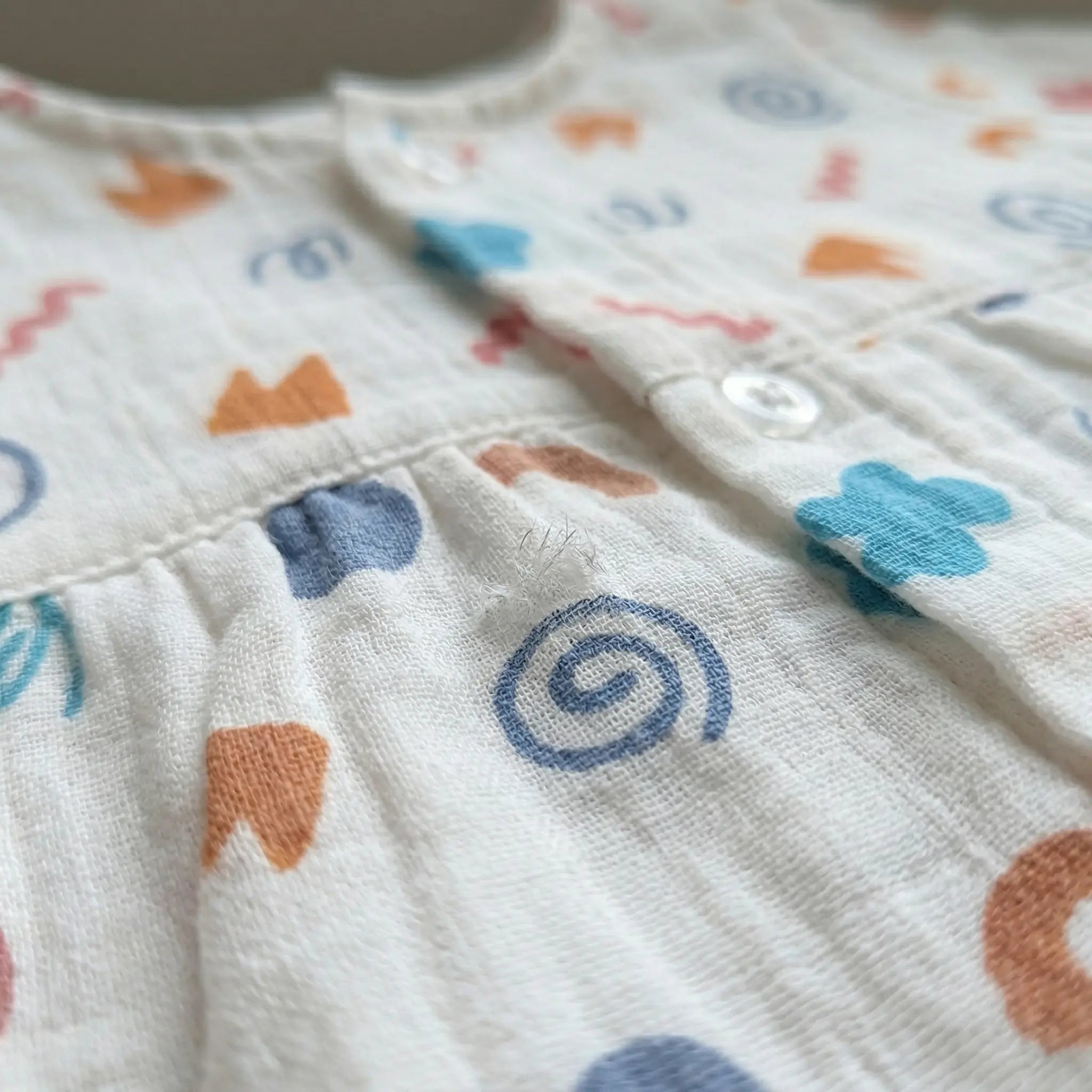 Full Sleeve Muslin Frock (Set of 3)