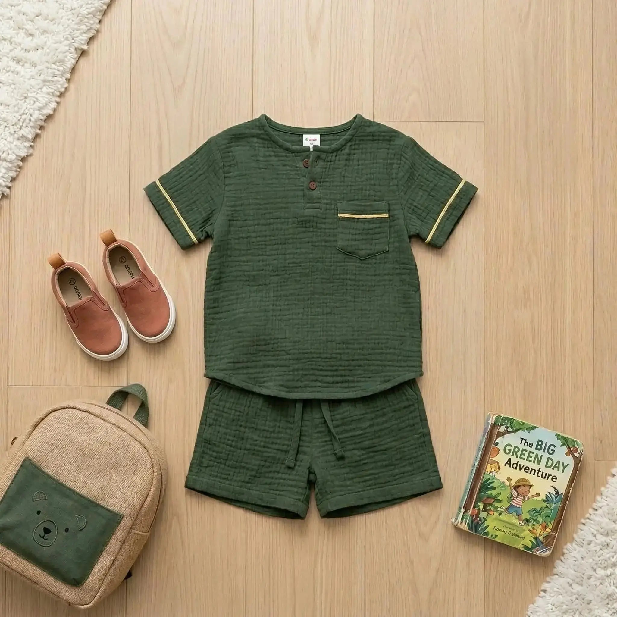 Short Kurta Shirt with Shorts Momuko Kids